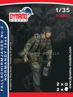 Dynamo Models  35006 - Fallschirmjager No.2 Normandy 1944 - 1:35