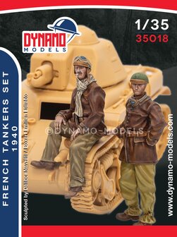 Dynamo Models  35018 - French Tankers Set 1940 - 1:35