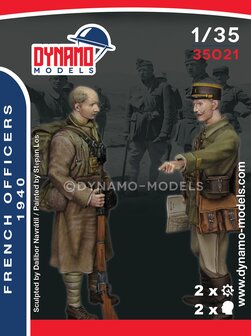 Dynamo Models  35021 - French Officers 1940 - 1:35