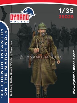 Dynamo Models  35025 - &#039;40 - French Infantry On The March No.4 - 1:35