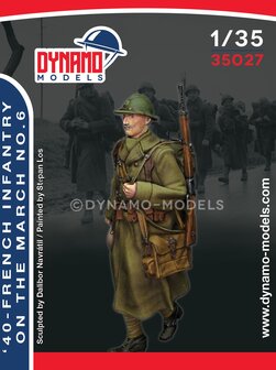 Dynamo Models  35027 - &#039;40 - French Infantry On The March No.6 - 1:35