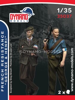Dynamo Models  35037 - French Resistance &quot;George &amp; Henri&quot; - 1:35