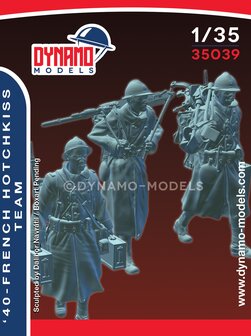 Dynamo Models  35039 - &#039;40 - French Hotchkiss Team - 1:35
