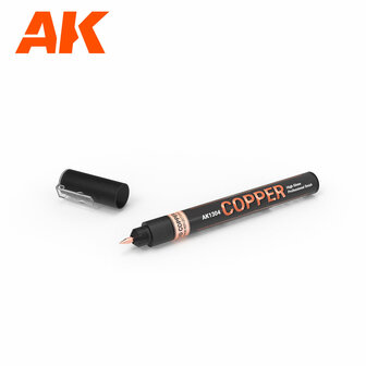 AK1304 - Metallic Liquid Marker - Copper - [AK Interactive]