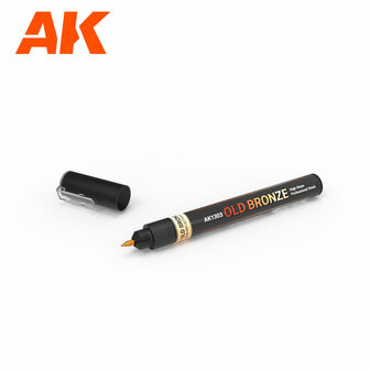 AK1303 - Metallic Liquid Marker - Old Bronze - [AK Interactive]