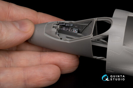 Quinta Studio QDS-48304 - Harrier Gr.3 late 3D-Printed & coloured Interior on decal paper (for Kinetic kit) - Small Version - 1:48