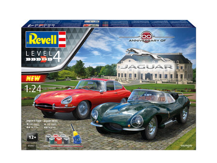 Revell 05667 - Jaguar 100th Anniversary - Geschenkset - 1:24