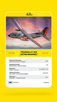 Heller 80358 - Transall C-160 Retro Brummel - 1:72