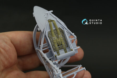 Quinta Studio QD24002 - Hawker Typhoon (Car Door) 3D-Printed &amp; coloured Interior on decal paper (for Airfix kit)  - 1:24