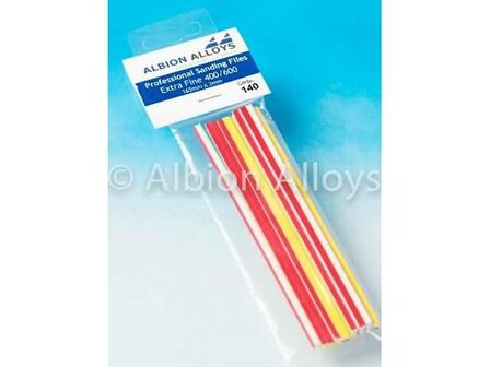 Albion Alloys 140 Sanding Files Extra Fine 400/600
