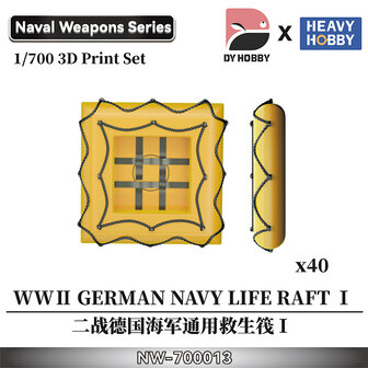 Heavy Hobby NW-700013 - WWII German Navy Life Raft I - 1:700
