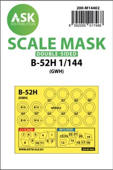 ASK 200-M14402 - B-52H double-sided painting mask for Great Wall Hobby - 1:144