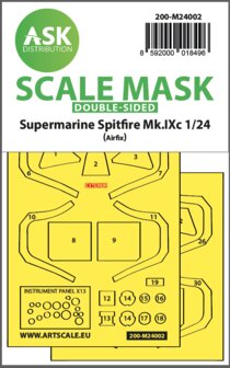 ASK 200-M24002 - Spitfire Mk.IX double-sided masks for Airfix - 1:24