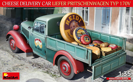 MiniArt 38046 - Cheese Delivery Car Liefer Pritschenwagen Typ 170V - 1:35