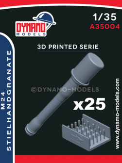 Dynamo Models  A35004 - M24 Stielhandgranate (25 pcs) - 1:35