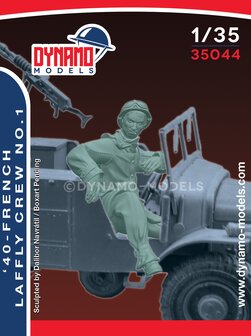 Dynamo Models  35044 - &#039;40 - French Laffly Crew No. 1 - 1:35