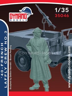 Dynamo Models  35046 - &#039;40 - French Laffly Crew No. 3 - 1:35