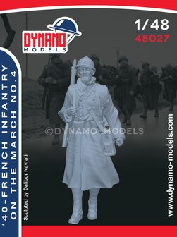Dynamo Models  48027 - &#039;40 - French Infantry On The March No.4 - 1:48