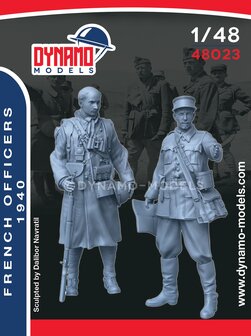 Dynamo Models  48023 - French Officers 1940 - 1:48