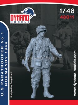 Dynamo Models  48011 - U.S Paratrooper No.1 Normandy 1944 - 1:48