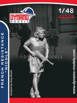 Dynamo Models  48009 - French Resistance &quot;Nicole&quot; - 1:48