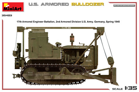 MiniArt 35403 - U.S. Armored Bulldozer - 1:35