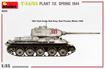 MiniArt 35379 - T-34/85 Plant 112. Spring 1944 - 1:35
