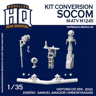 HQ35109 - Socom M-ATV M1245 (Kit Conversion) - 1:35 - [HQ - Modeller`s Head Quarters]