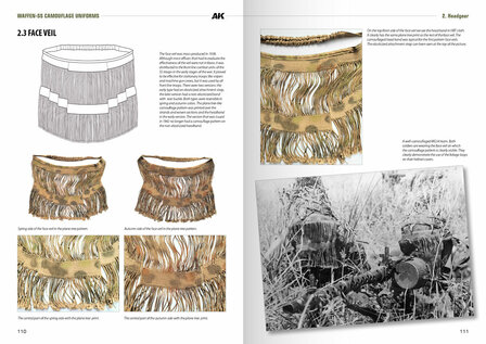 AK130008 - Waffen SS Camouflage Uniforms - English - [AK Interactive]