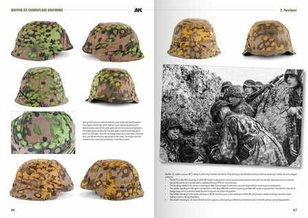AK130008 - Waffen SS Camouflage Uniforms - English - [AK Interactive]