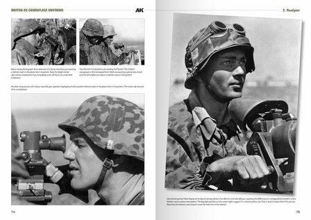 AK130008 - Waffen SS Camouflage Uniforms - English - [AK Interactive]