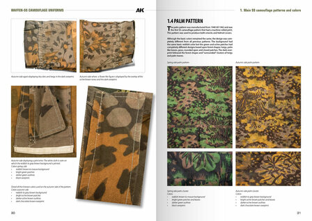 AK130008 - Waffen SS Camouflage Uniforms - English - [AK Interactive]