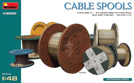 MiniArt 49008 - Cable Spools - 1:48