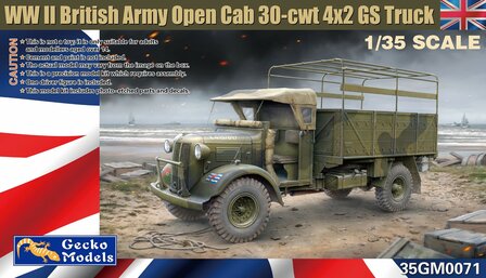 Gecko Models 35GM0071 - WW II British Army  Open Cab 30-cwt 4x2 GS Truck - 1:35