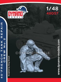 Dynamo Models  48057 - 40 - French Tank Repair Crew No. 2 - 1:48