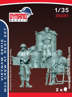 Dynamo Models  35051 - Vietnam Serie &quot;M55 Crew At Rest Set&quot; - 1:35