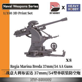 Heavy Hobby NW-350009 - Regia Marina Breda 37mm/54 AA Guns - 1:350