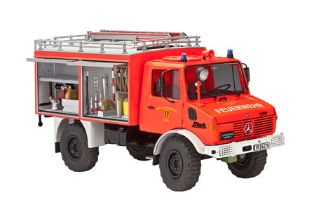 Revell 07512 - Mercedes-Benz Unimog U1300L TLF 8/18 - 1:24