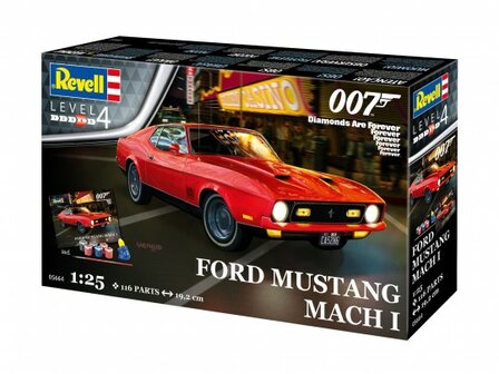 Revell 05664 - Ford Mustang Mach I - James Bond 007 Diamonds Are Forever - 1:25