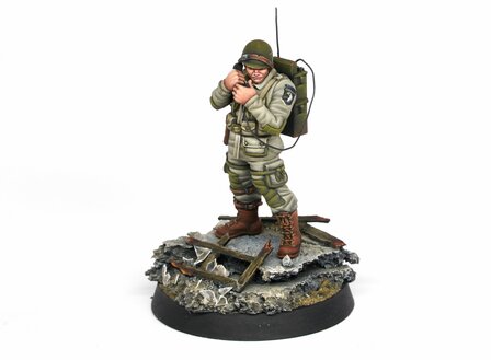 AK11778 - US Airborne Division, D-DAY Wargame Starters Set - 14 Colors &amp; 1 Figure (Exclusive 101st Radio Operator) - [AK Interactive]