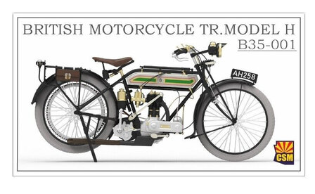 Copper State Models B35-001 British Motorcycle Tr. Model H