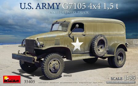 MiniArt 35405 - U.S. Army G7105 4x4 1,5 t Panel Delivery Truck - 1:35