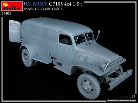 MiniArt 35405 - U.S. Army G7105 4x4 1,5 t Panel Delivery Truck - 1:35