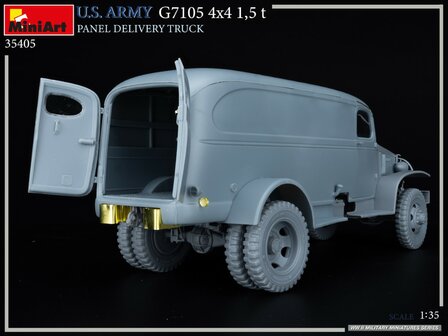 MiniArt 35405 - U.S. Army G7105 4x4 1,5 t Panel Delivery Truck - 1:35