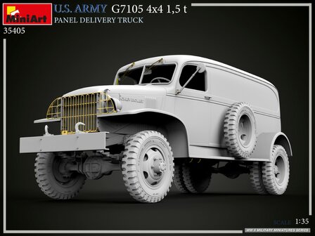 MiniArt 35405 - U.S. Army G7105 4x4 1,5 t Panel Delivery Truck - 1:35