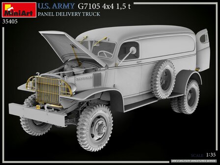 MiniArt 35405 - U.S. Army G7105 4x4 1,5 t Panel Delivery Truck - 1:35