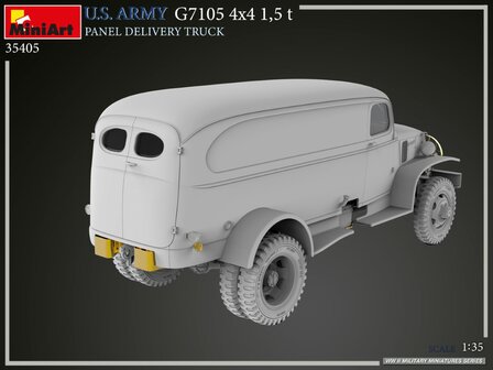 MiniArt 35405 - U.S. Army G7105 4x4 1,5 t Panel Delivery Truck - 1:35