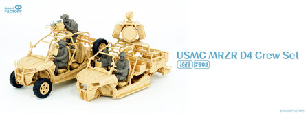 Magic Factory 7502 - USMC MRZR D4 Crew Set - 1:35