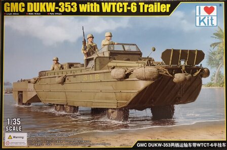 I Love Kit 63539 GMC DUKW-353 with WTCT-6 Trailer