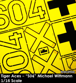 RDM16PE08 - Tiger Aces - &quot;S04&quot; Michael Wittman - 1:16 - [RADO Miniatures]